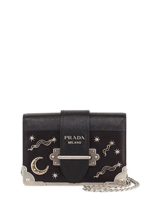 Prada Cahier Small Stars Moon Trunk Shoulder Bag 